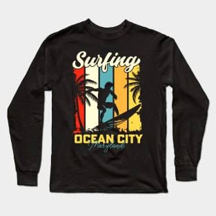 Surfing |  Ocean City, Maryland Long Sleeve T-Shirt